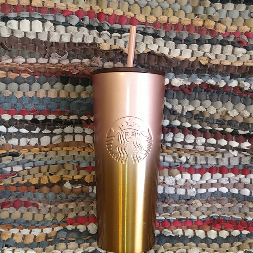 Starbucks Fall 2020 New Rose Gold Ombre Stainless